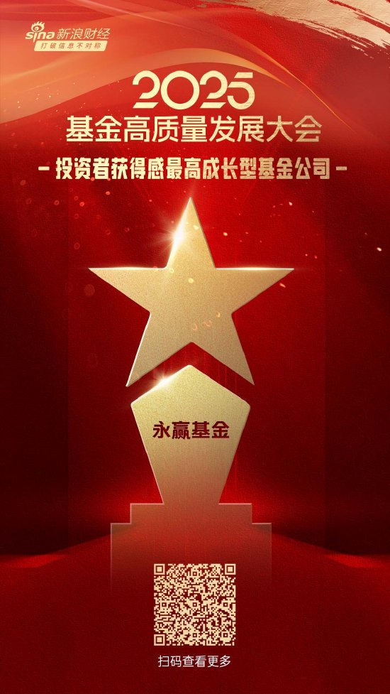 2025公募基金荣誉榜:永赢基金获得2025投资者获得感最高成长型基金公司荣誉